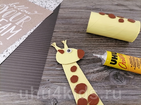 Собачка из бумажных цилиндров – поделка для детей